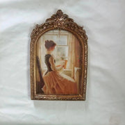 Resin Picture Frame Vintage Photo Frame Desktop Photo Display Holder for Housewarming Home Decoration