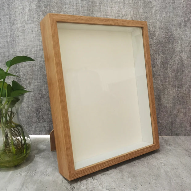 Wooden Photo Frame For Displaying Three-Dimensional Works