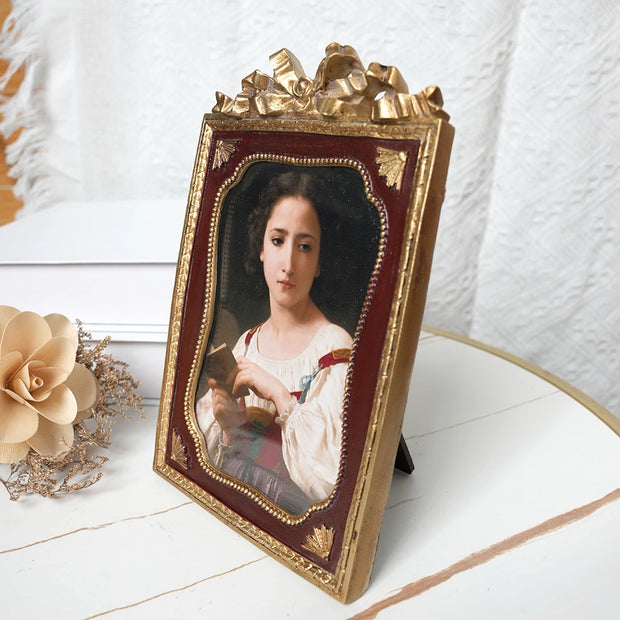 France light luxury products elegant princess style retro gold carving European photo frame ornaments resin creative photo frame