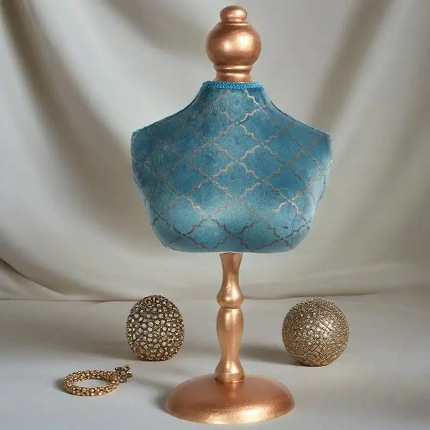 Necklace Display Bust Stand Grace Jewelry Chain Organizer Women Decor Jewelry Display Bust Mannequin for Trades Shows Countertop