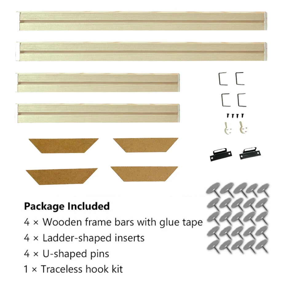 Diamond Painting Frames Canvas Wood Wall Frame