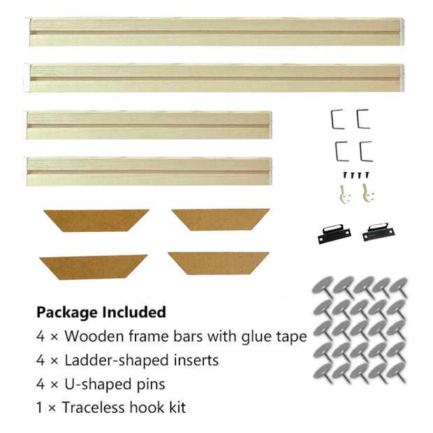 Diamond Painting Frames Canvas Wood Wall Frame