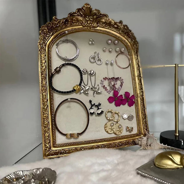 1PC Exquisite Vintage Photo Frames Elegant Beautiful Golden Resin Photo Frame Living Room Decoration Wedding Gift Photo Frames