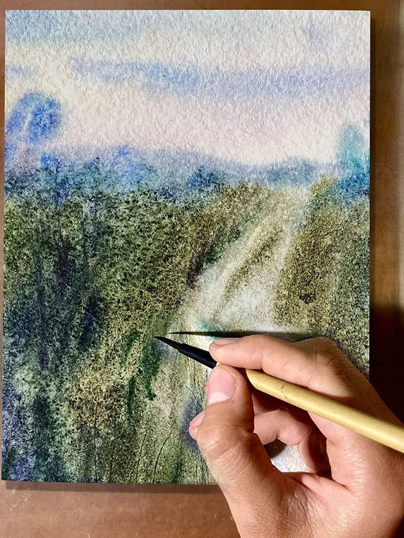 Bview 2-Pack 30x40cm Stretched Cotton Canvas for Painting