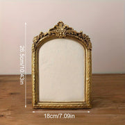 1PC Exquisite Vintage Photo Frames Elegant Beautiful Golden Resin Photo Frame Living Room Decoration Wedding Gift Photo Frames