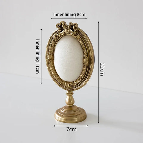 Luxury Necklace Display Portrait Model Wooden Window Jewelry Displays Rack Counter Bracelet Ring Organizer Display Props