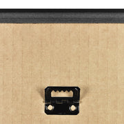 27x40 Rounded Black Poster Picture Frame, Modern