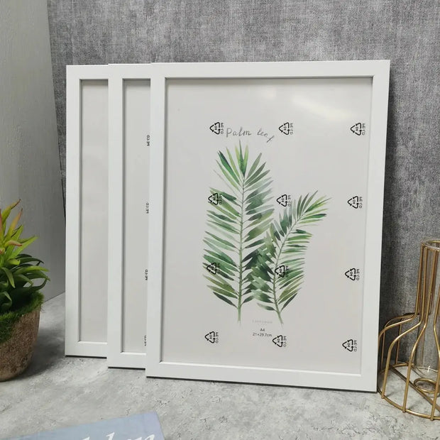 3Pcs Wooden Photo Frames For Picture Wall 10X15 15X20 20X25 A4 Pictures Frame Stand For Pictures Photo Decor Commemorative Gift