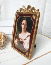 France light luxury products elegant princess style retro gold carving European photo frame ornaments resin creative photo frame