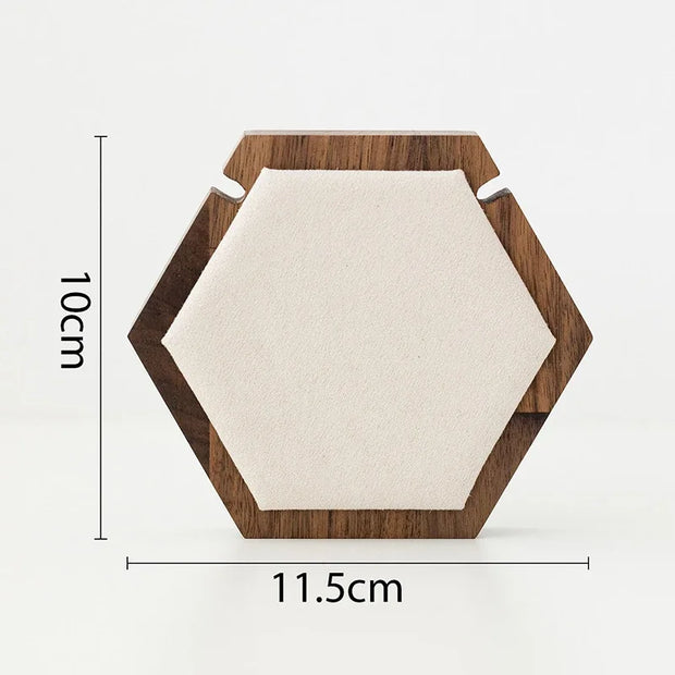 Luxury Necklace Display Portrait Model Wooden Window Jewelry Displays Rack Counter Bracelet Ring Organizer Display Props