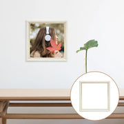 Retro Wall Picture Frame 30x30cm Canvas Floating Oil Painting Empty Resin Frames Canvas Floating Frame Vintage Home Decor