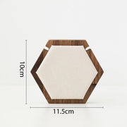 Luxury Necklace Display Portrait Model Wooden Window Jewelry Displays Rack Counter Bracelet Ring Organizer Display Props