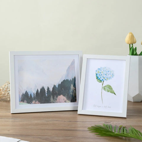 Wooden Photo Frame For Wall Hanging A4 Wood Picture Frame Stand For Pictures Photo Decor Commemorative Gift 6inch 8inch 10inch