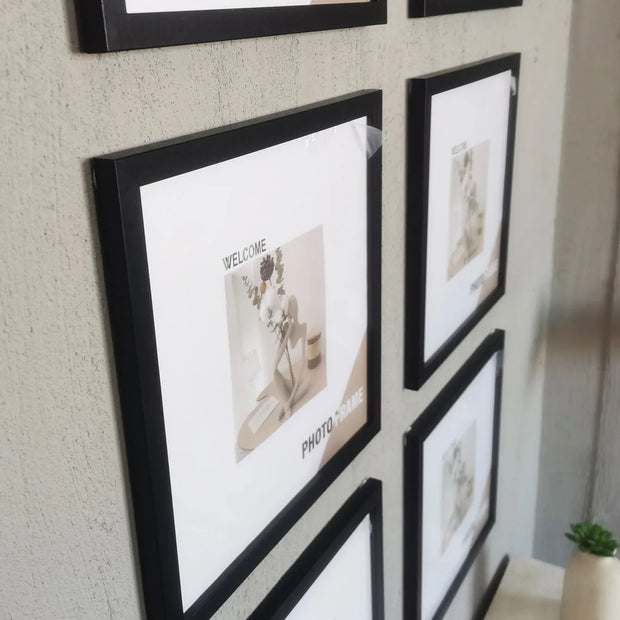 3Pcs Wood Square Photo Frames For Wall Hanging or Desktop Decor 20X20 30X30cm Posters Portrait Frame Picture Commemorat Gift