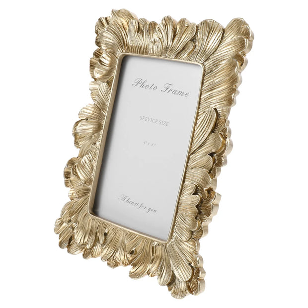 Vintage Photo Frame Ornaments Picture Resin Framed Wedding Gift Fashion Gold Simple Tabletop Picture Frame