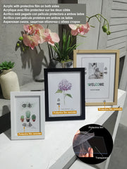 1Pc/3Pcs Wall Gallery Photo Frames15X20 20X25 A4 Pictures Frame for Table Top or Wall Mounting Frames Photo Commemorative Gift