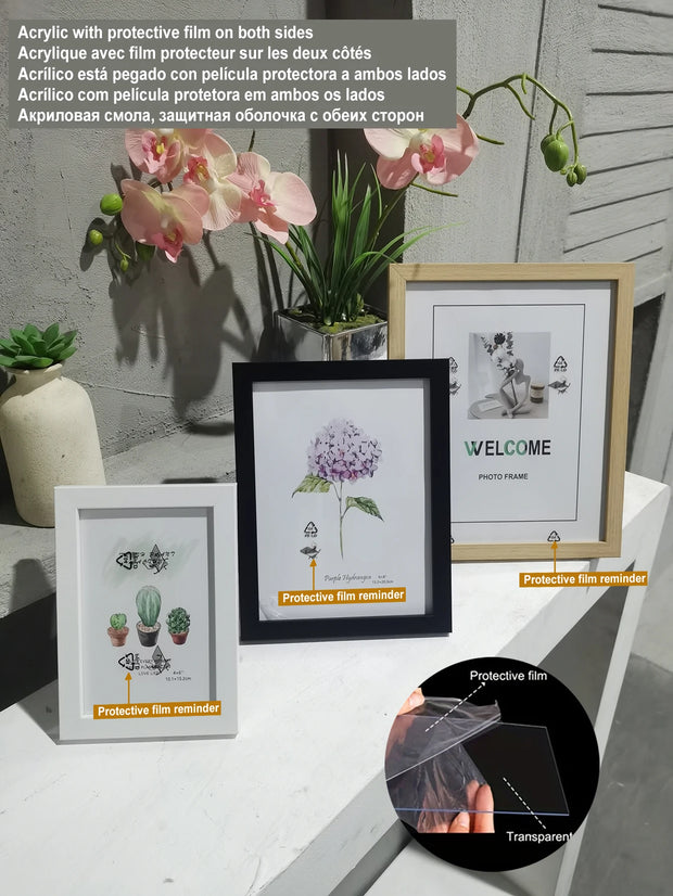 A4 Pictures Frame for Table Top or Wall Mounting Frames