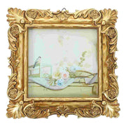 Resin Decorative Frame Retro Photo Frame Vintage Picture Frame Antique Display Frame Hanging Wall Frame Home Decor Albums Resin