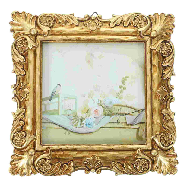 Resin Decorative Frame Retro Photo Frame Vintage Picture Frame Antique Display Frame Hanging Wall Frame Home Decor Albums Resin