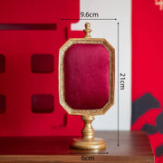 Retro suede photo frame jewelry display stand jewelry earrings bracelet store stall display jewelry photo props