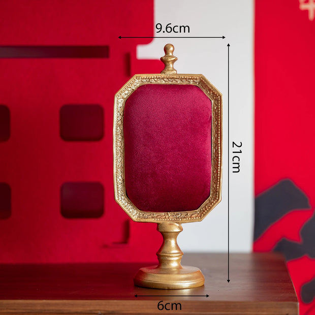 Retro suede photo frame jewelry display stand jewelry earrings bracelet store stall display jewelry photo props