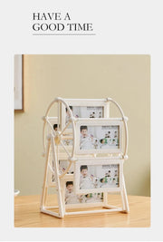 Retro Vintage Family Photo Frames DIY Ferris Wheel Rotatable Windmill Picture Frame Personalized Family Photo Frame Shows