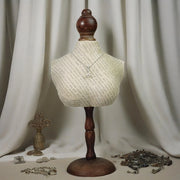 Necklace Display Bust Stand Grace Jewelry Chain Organizer Women Decor Jewelry Display Bust Mannequin for Trades Shows Countertop