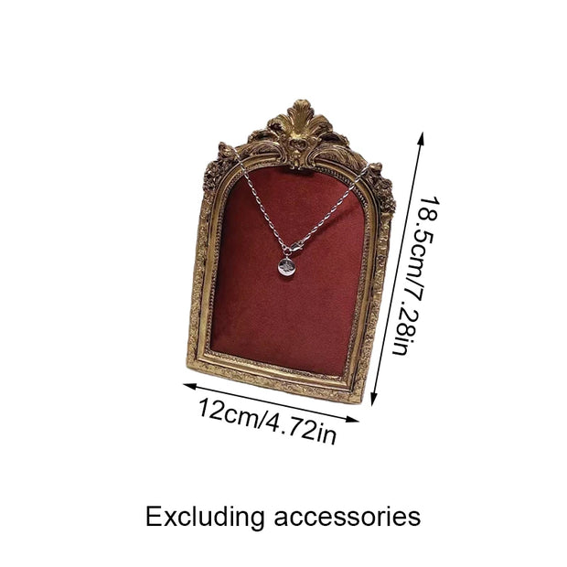 1PC Exquisite Vintage Photo Frames Elegant Beautiful Golden Resin Photo Frame Living Room Decoration Wedding Gift Photo Frames