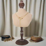 Necklace Display Bust Stand Grace Jewelry Chain Organizer Women Decor Jewelry Display Bust Mannequin for Trades Shows Countertop