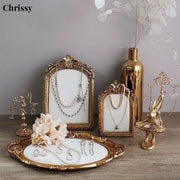 Rabbit Display Stand Jewelry Storage Tray Jewelry Display Plate Sitting Rabbit Jewelry Holder Resin Earrings Display