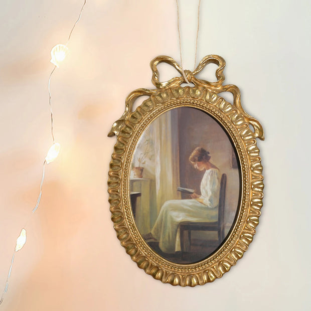 Resin Picture Frame Vintage Photo Frame Desktop Photo Display Holder for Housewarming Home Decoration