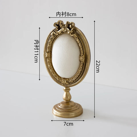 Luxury Necklace Display Portrait Model Wooden Window Jewelry Displays Rack Counter Bracelet Ring Organizer Display Props