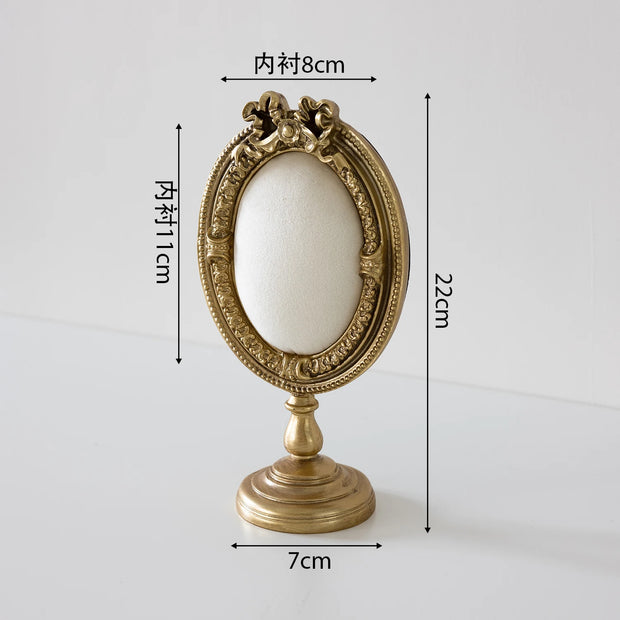 Luxury Necklace Display Portrait Model Wooden Window Jewelry Displays Rack Counter Bracelet Ring Organizer Display Props