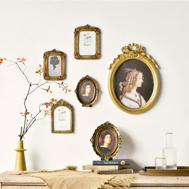367A Elegant Retro Photo Frame Royal Court Photo Frame House Soft Furnishing Supplies Art Home Decor