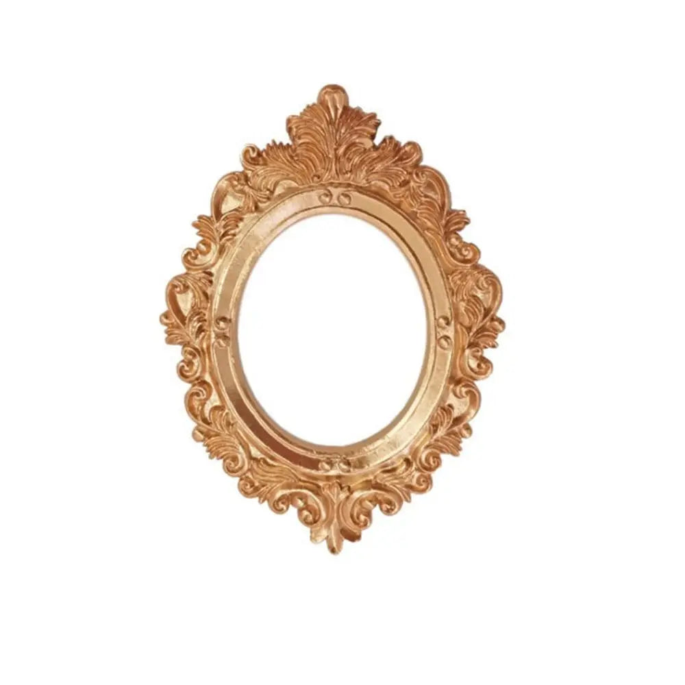 Vintage Gold Victorian Photo Frame – European Retro Wall & Table Décor
