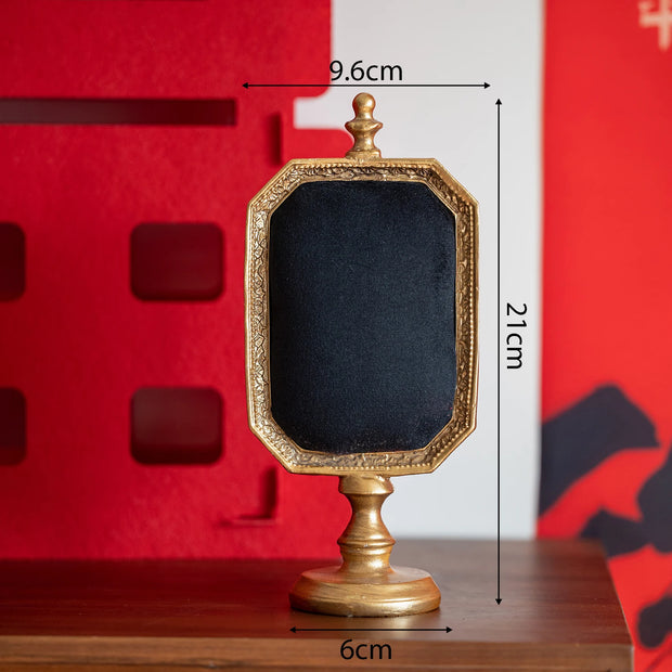 Retro suede photo frame jewelry display stand jewelry earrings bracelet store stall display jewelry photo props