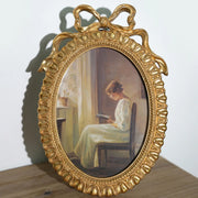 Resin Picture Frame Vintage Photo Frame Desktop Photo Display Holder for Housewarming Home Decoration