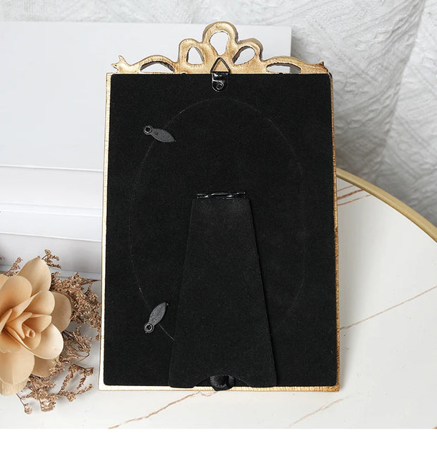 France light luxury products elegant princess style retro gold carving European photo frame ornaments resin creative photo frame