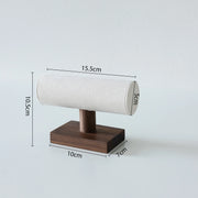 Luxury Necklace Display Portrait Model Wooden Window Jewelry Displays Rack Counter Bracelet Ring Organizer Display Props