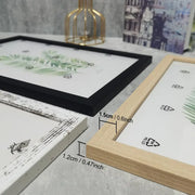 3Pcs Wooden Photo Frames For Picture Wall 10X15 15X20 20X25 A4 Pictures Frame Stand For Pictures Photo Decor Commemorative Gift