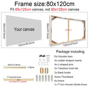 Diamond Painting Frames Canvas Wood Wall Frame