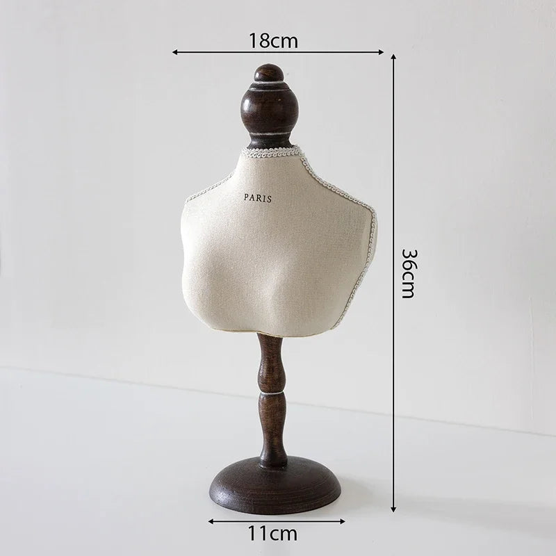 Luxury Wooden Jewelry Display Stand – Necklace, Bracelet & Ring Organizer