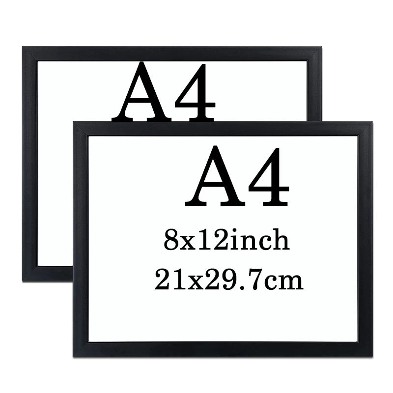 14-Pack 4x6” Wooden Photo Frames – Tabletop & Wall Display