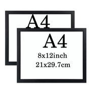 14pcs 4x6 Inch Picture Frames, Wooden Photo Frames without Mat ,Tabletop or Wall Display for Prints, Paintings, Poster