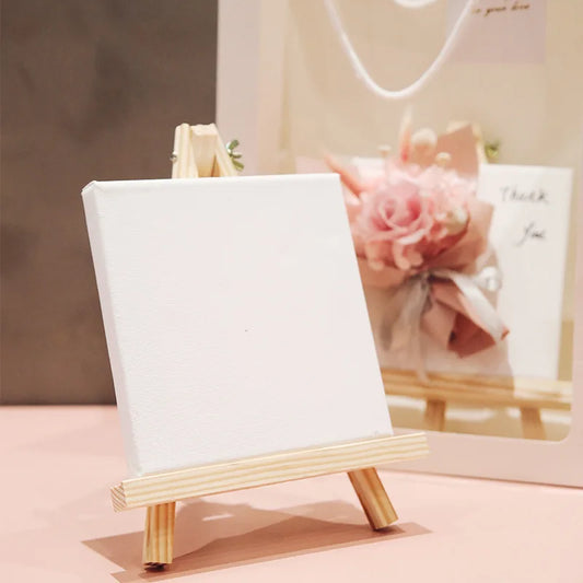 Mini & Large Stretched Canvases – Blank White Canvas for Painting