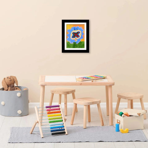 Wood Flap Art Frames Magnetic A4 Photo Frame Framed Picture DIY Children's Exhibition of Paintings Home Decoration Storage Rack