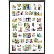 27x40 Rounded Black Poster Picture Frame, Modern