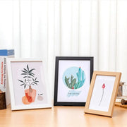 Wooden Photo Frame For Wall Hanging A4 Wood Picture Frame Stand For Pictures Photo Decor Commemorative Gift 6inch 8inch 10inch