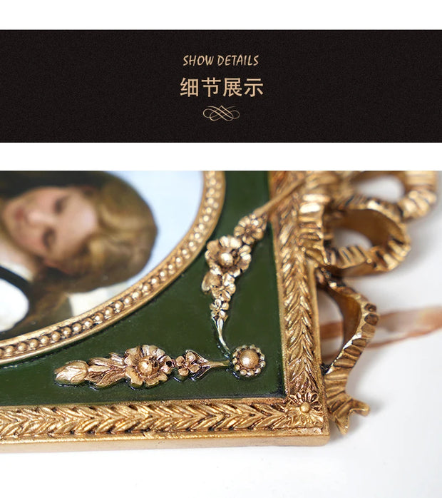 France light luxury products elegant princess style retro gold carving European photo frame ornaments resin creative photo frame