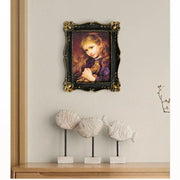 Luxury Antique Vintage Picture Frame Black with Gold Trim - Horizontal Or Vertical Tabletop Wall Hanging Photo Display Frame